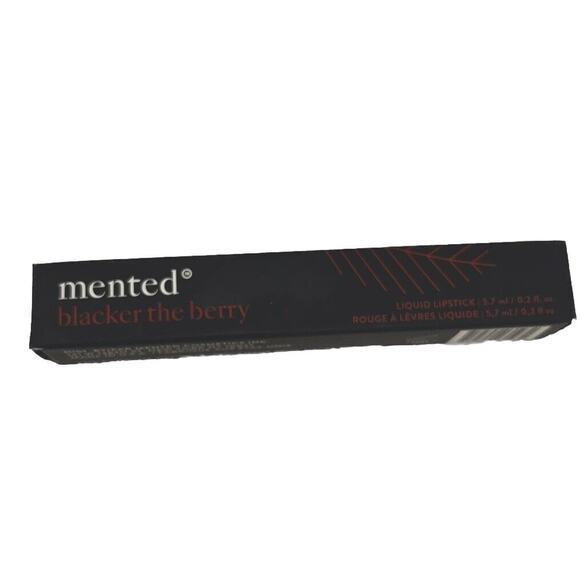 Mented - Blacker the Berry liquid lipstick 5.7ml/.2 fl oz NEW - Picture 1 of 2
